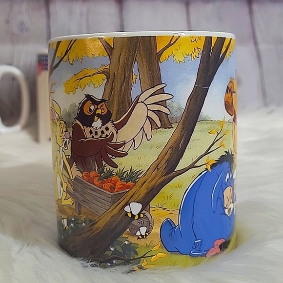 Vintage 90s Disney Winnie-the-Pooh Bundle of Three Mugs Coffee Cup Collectible - Picture 12 of 16